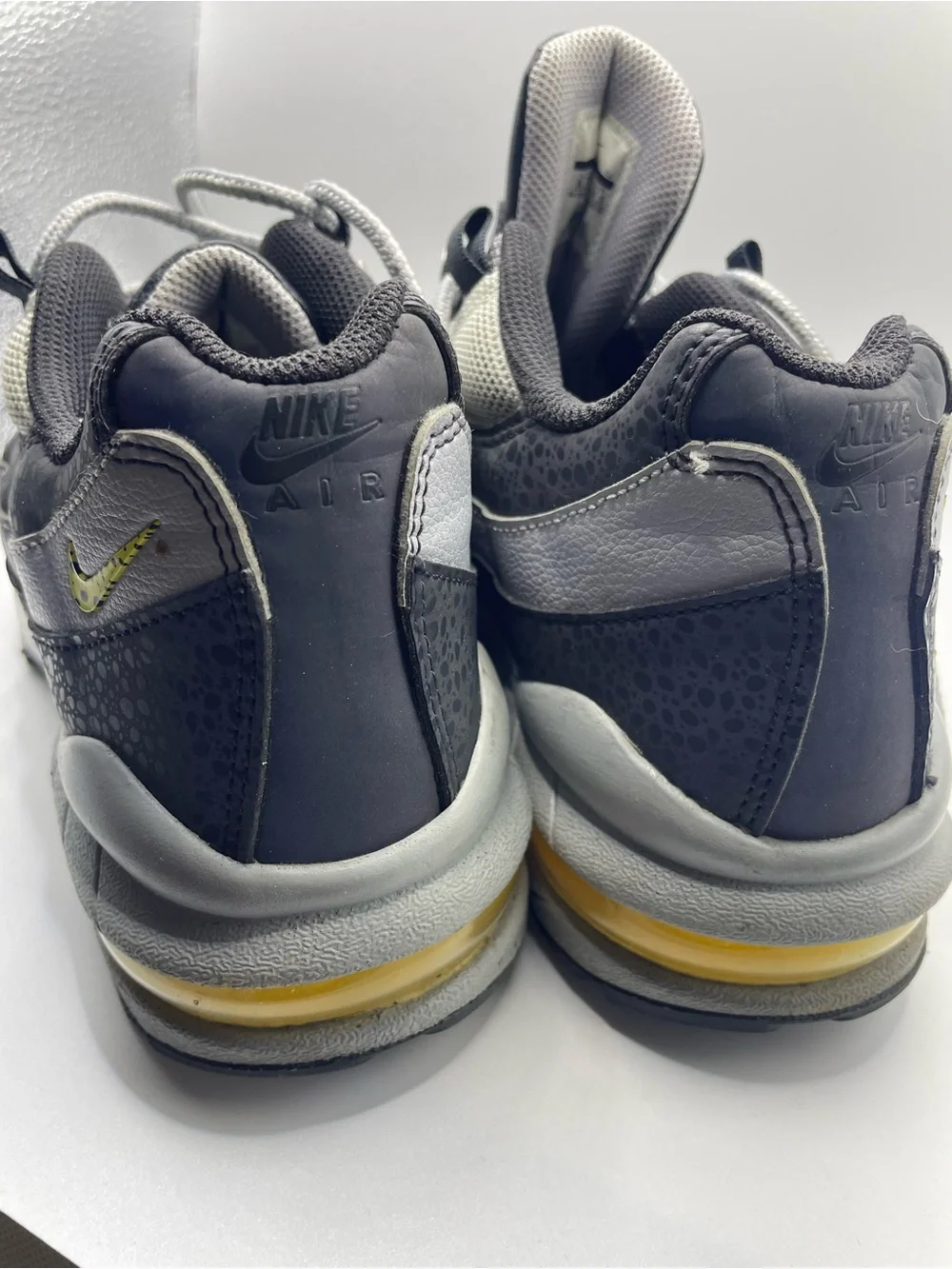 Nike Air Max 95 Kids Gray, Black & Yellow Athletic Sneakers